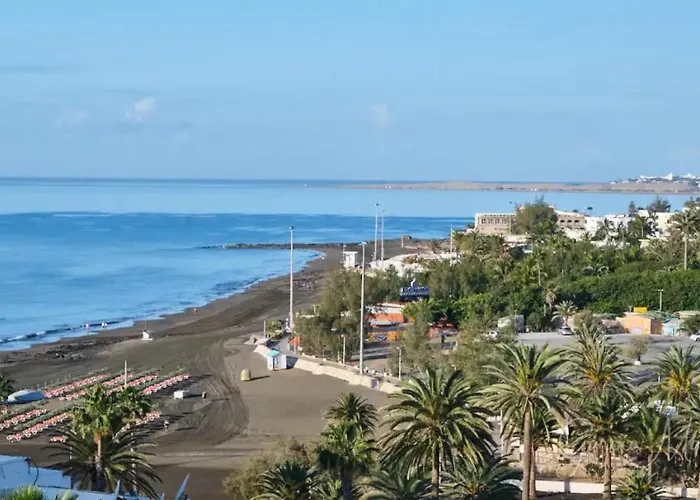 Acogedor Y Vistas Al Mar Апартаменты Маспаломас